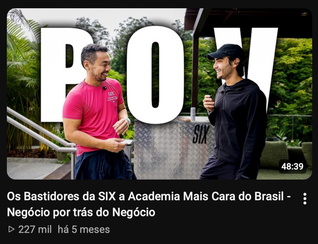 Vídeo: Os Bastidores da SIX